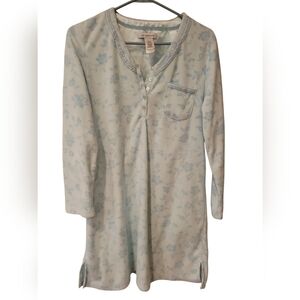 Women's Liz Claiborne Fleece Long Sleeve Nightgown